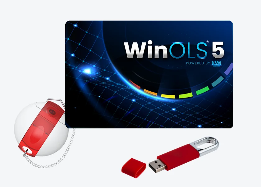 WinOLS 5, BitSoftware master dongle and MMC Flash USB dongle