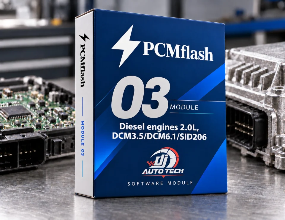 PCMflash Module 3 – Ford diesel 2.0L, DCM3.5/DCM6.1/SID206